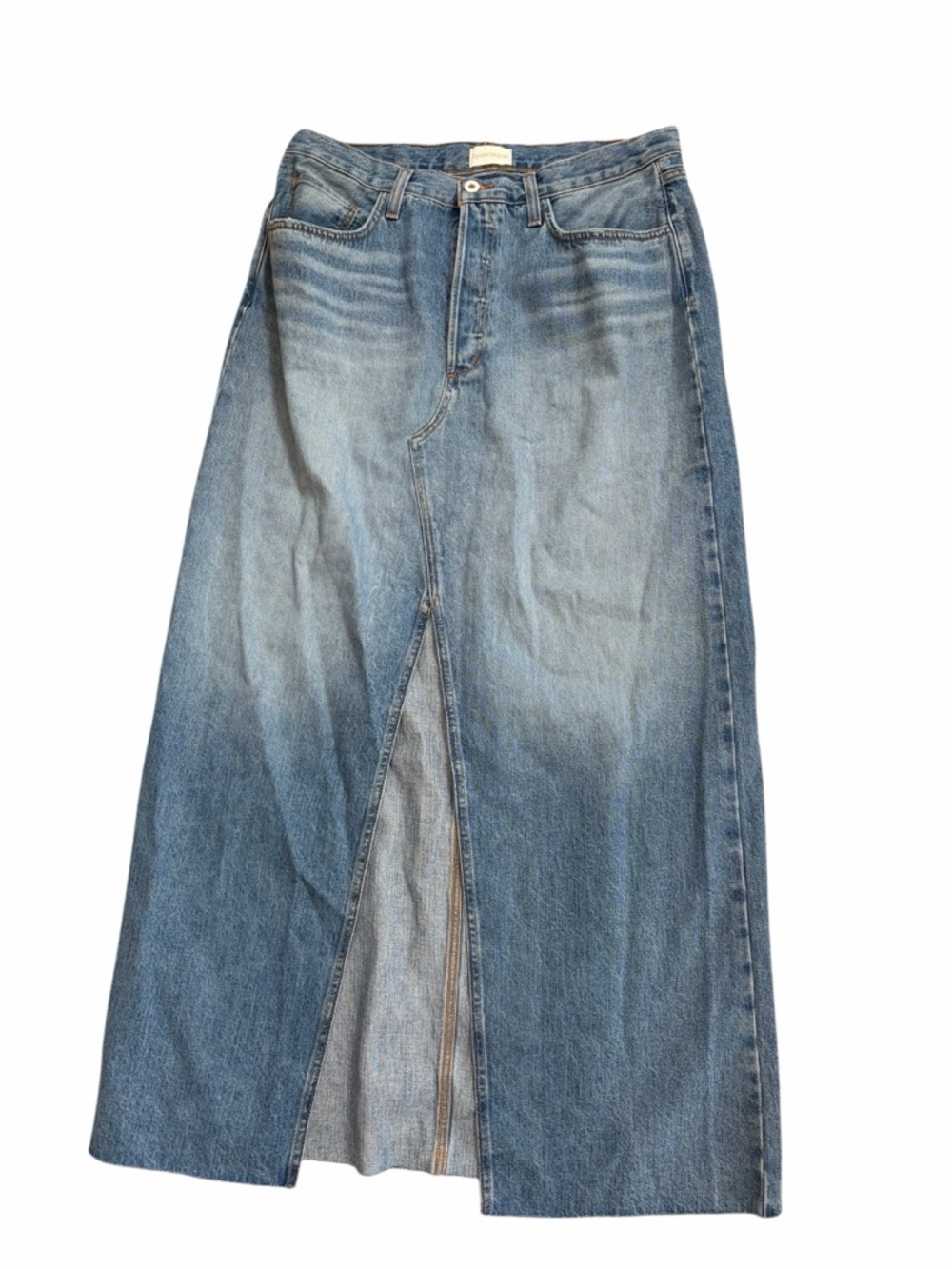 Favorite Daughter Sunny denim maxi skirt size 30, nwt - Picture 2 of 8